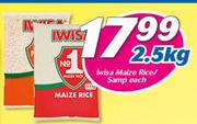 Iwisa Maize Rice/Samp-2.5 Each