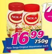 Nola Tangy/Original Mayonnaise-750g Each