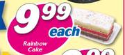 Rainbow Cake-Each