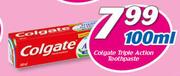 Colgate Triple Action Toothpaste-100ml