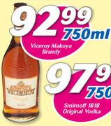 Viceroy Makoya Brandy-750ml