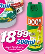 Doom Insect Spray Assorted-300ml