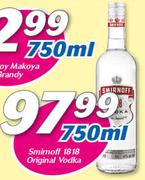 Smirnoff 1818 Original Vodka-750ml