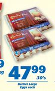 Bartlet Large Eggs 30's-Each