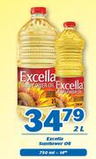 Excella Sunflower Oil 2L-Each