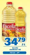 Excella Sunflower Oil 750ml-Each