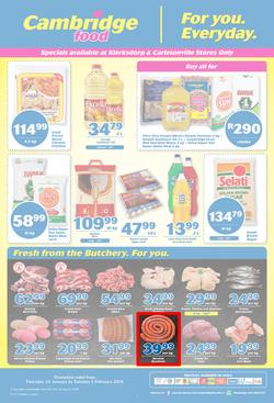Cambridge Food Klerksdorp : January Month End (24 Jan - 5 Feb 2019), page 1