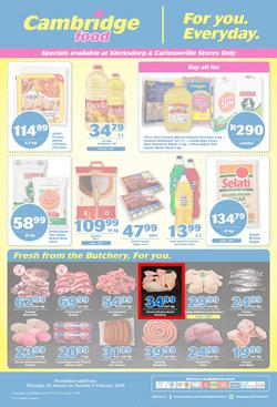 Cambridge Food Klerksdorp : January Month End (24 Jan - 5 Feb 2019), page 1