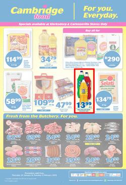 Cambridge Food Klerksdorp : January Month End (24 Jan - 5 Feb 2019), page 1