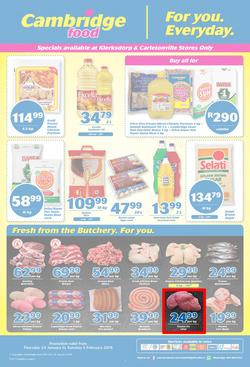Cambridge Food Klerksdorp : January Month End (24 Jan - 5 Feb 2019), page 1