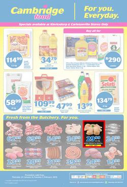 Cambridge Food Klerksdorp : January Month End (24 Jan - 5 Feb 2019), page 1