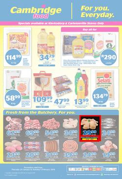 Cambridge Food Klerksdorp : January Month End (24 Jan - 5 Feb 2019), page 1