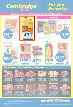 Cambridge Food Klerksdorp : January Month End (24 Jan - 5 Feb 2019), page 1