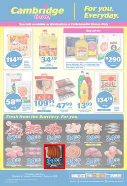 Cambridge Food Klerksdorp : January Month End (24 Jan - 5 Feb 2019), page 1