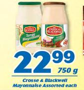 Crosse & Blackwell Mayonnaise 750g-Each