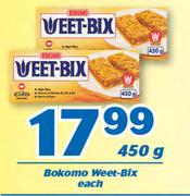 Bokomo Weet-Bix 450g-Each