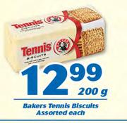 Bakers Tennis Biscuits-200g Each