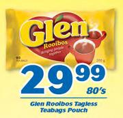 Glen Rooibos Tagless Teabags Pouch-80's