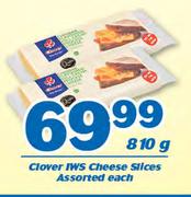 Clover IWS Cheese Slices 810g-Each