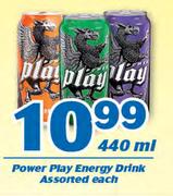 Power Play Energy Drink 440ml-Each