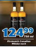 Firswatch Canadian Whisky 750ml-Each