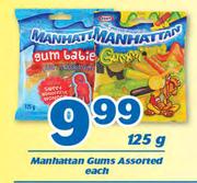 Manhattan Gums 125g-Each