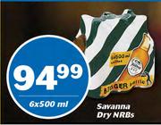 Savanna Dry NRBs-6X500ml