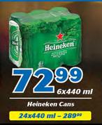 Heineken Cans-24X440ml