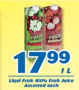 Liqui Fruit 100% Fruit Juice 1L-Each