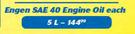 Engen SAE 40 Engine Oil 5L-Each