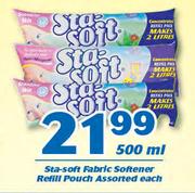 Sta-Soft Fabric Softener Refill Pouch 500ml-Each