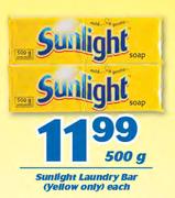 Sunlight Laundry Bar (Yellow Only) 500g-Each