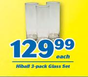 Hiball 3-Pack Glass Set-Each