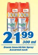 Doom Insecticide Spray 300ml-Each