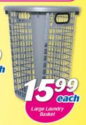 Large Laundry Basket-Each
