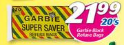Garbie Black Refuse Bags-20's
