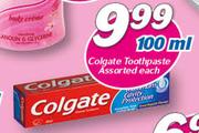 Colgate Toothpaste-100ml Each