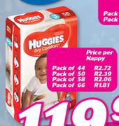 Special Huggies Dry Comfort Disposable Nappies Pack Of 58 Per