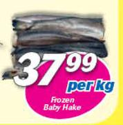 Frozen Baby Hake-Per kg