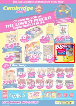 Cambridge Food Klerksdorp : June Mid Month (7 June - 19 June 2018), page 1