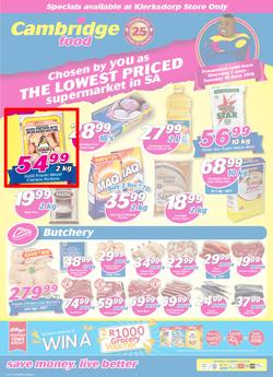 Cambridge Food Klerksdorp : June Mid Month (7 June - 19 June 2018), page 1