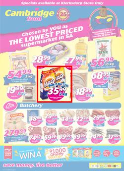 Cambridge Food Klerksdorp : June Mid Month (7 June - 19 June 2018), page 1