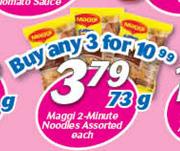 Maggi 2 Minute Noodles Assorted-3 x 73g