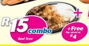 Beef Stew-Combo Free Pap