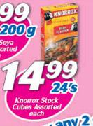Knorrox Stock Cubes Assorted-24's Each