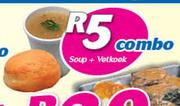 Soup + Vetkoek-Combo