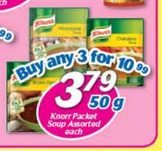 Knorr Packet Soup Assorted-3 x 50g