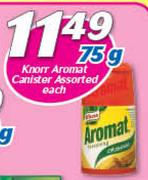 Knorr Aromat Canister Assorted-75g Each