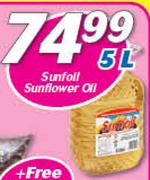 Sunfoil Sunflower Oil-5Ltr