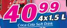 Coca Cola Soft Drink-4 x 1.5Ltr